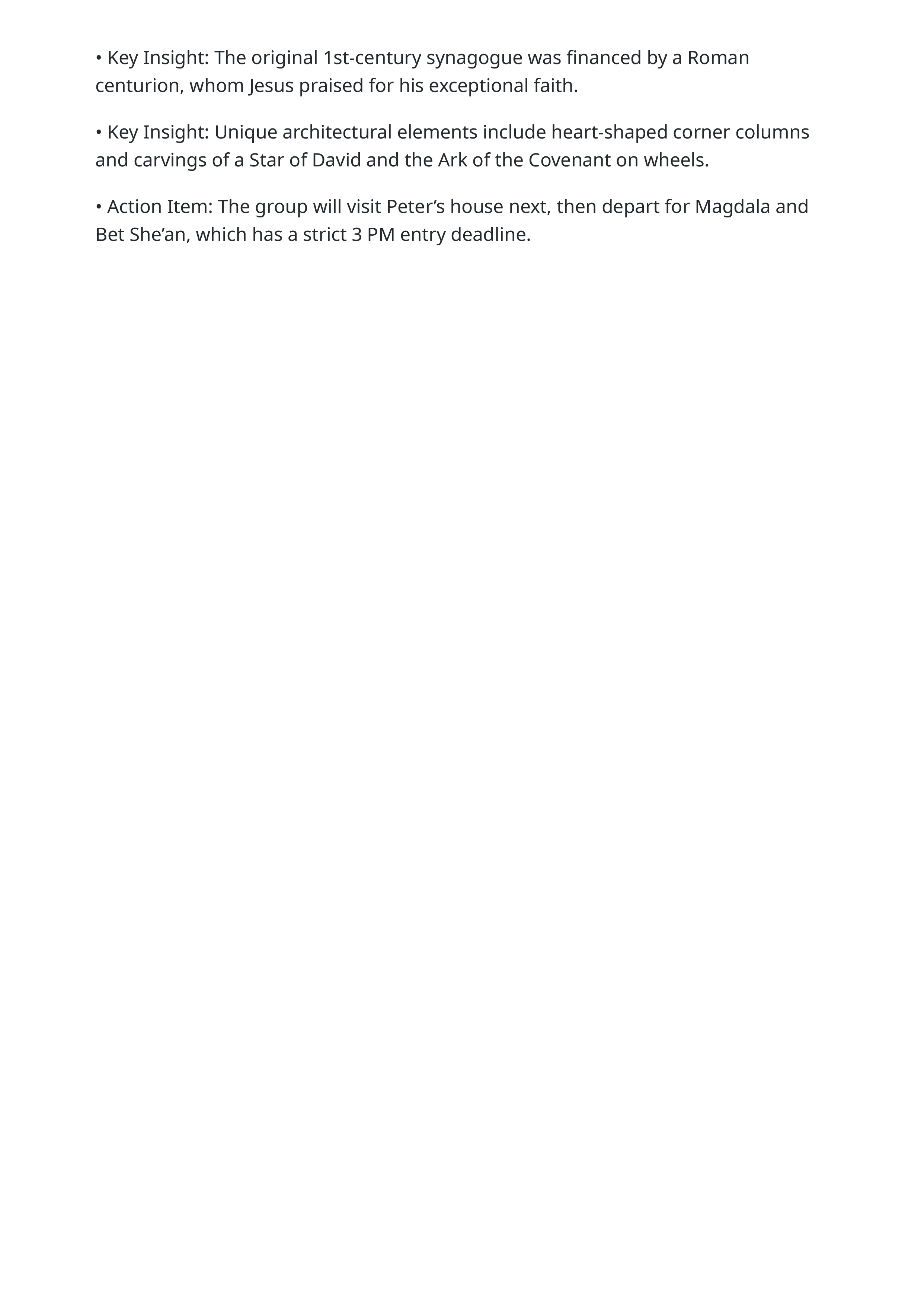 2026 02 26 lecture capernaum archaeological tour and biblical history highlights page 6